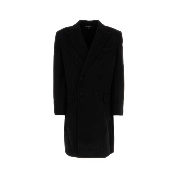 Balmain Men Black Wool Pant